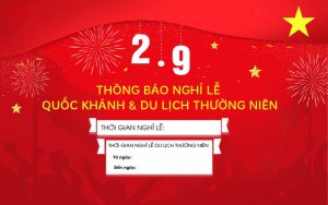 Mẫu thông báo nghỉ lễ 2/9 số 7