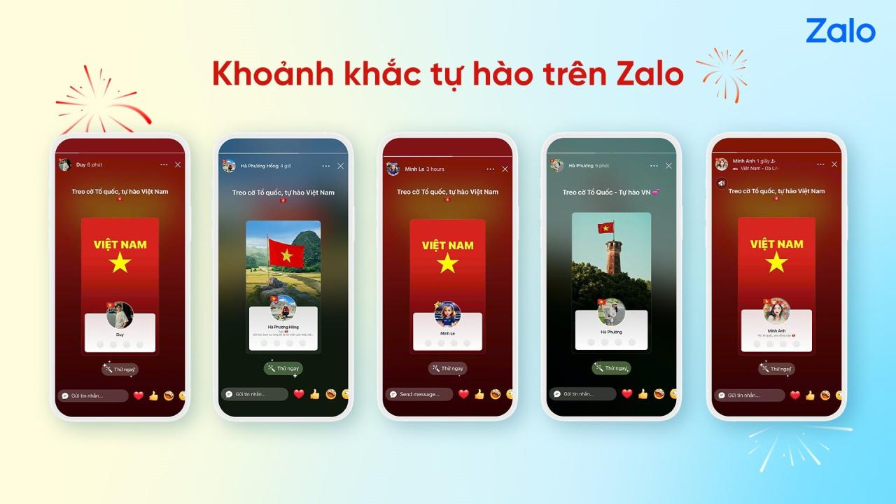 1 triệu người dùng Zalo 'treo cờ Tổ quốc' mừng đại lễ 30.4 3 bo_giao_dien_zalo_30.4_00.jpg