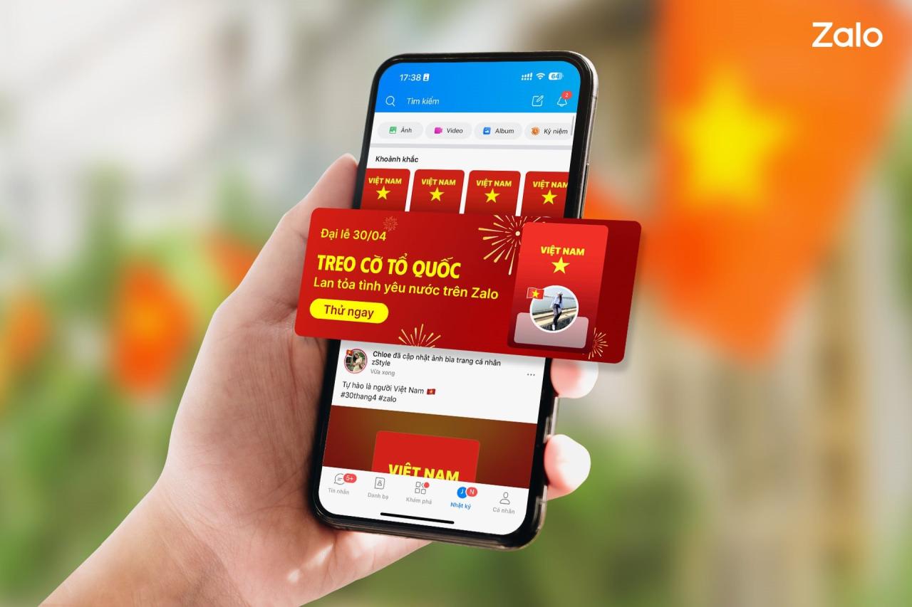 1 triệu người dùng Zalo 'treo cờ Tổ quốc' mừng đại lễ 30.4 5 bo_giao_dien_zalo_30.4_03.jpg